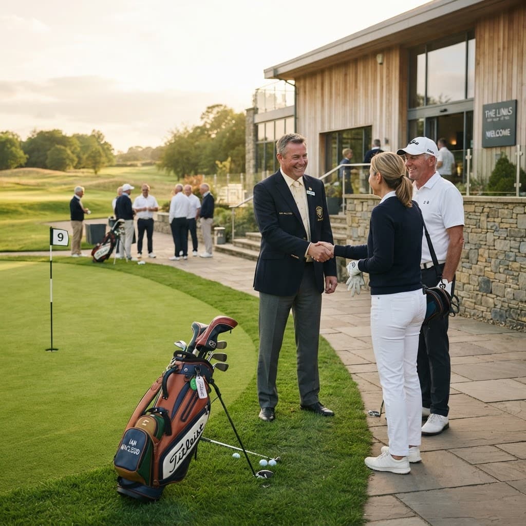 Golfers on the fairway